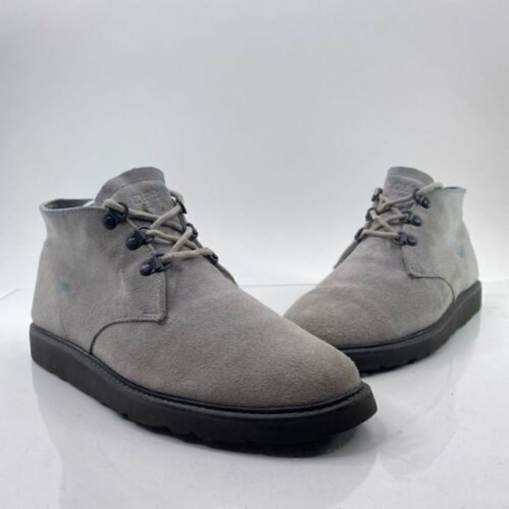 Clae Strayhorn Vibram Men’s Sz 8.5 Gray Suede Desert Boots Chukka Boots CLA01265